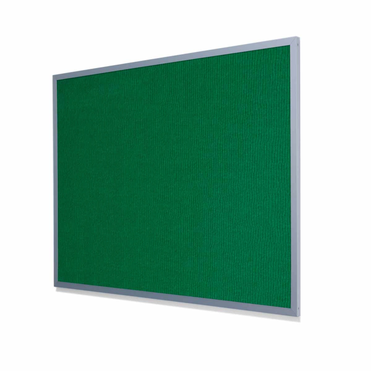 Eco Green Ribbed VELCRO® Compatible Cork Board with Heavy Aluminum Frame